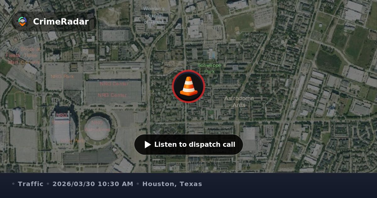 Motor vehicle crash on South Loop West, Houston TX | CrimeRadar