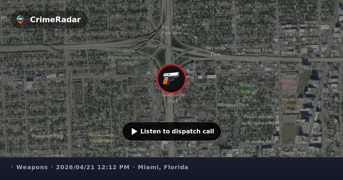 Schools locked down after robbery suspect with knife, Miami FL | CrimeRadar