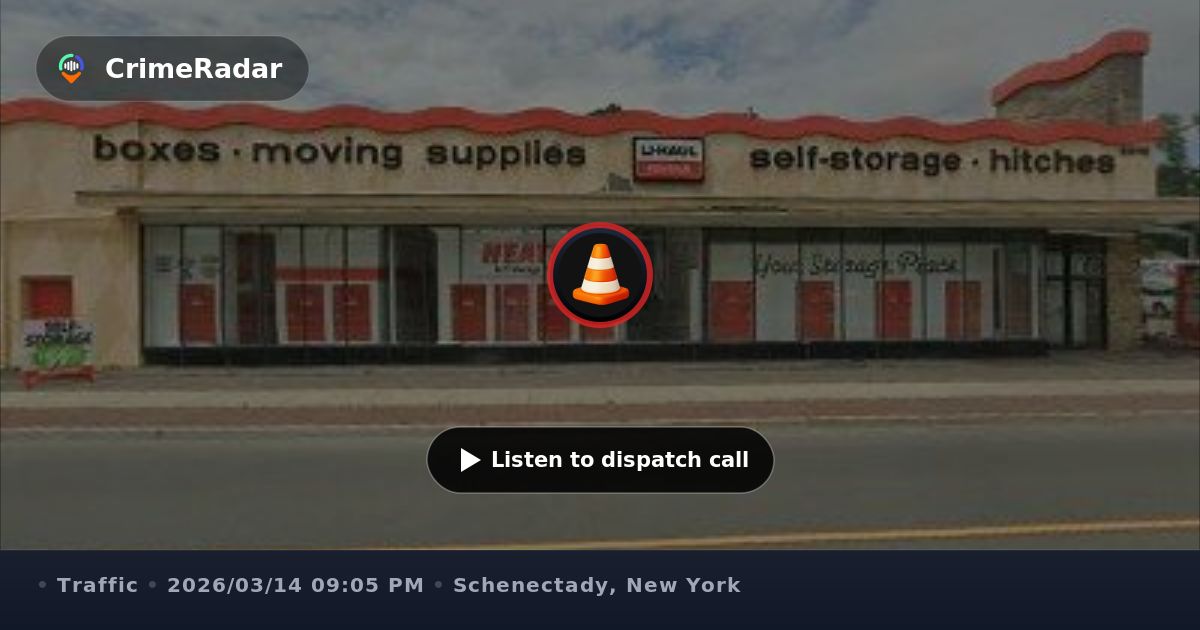 Car crashes into building at U-Haul on Hamburg Street, Schenectady NY ...
