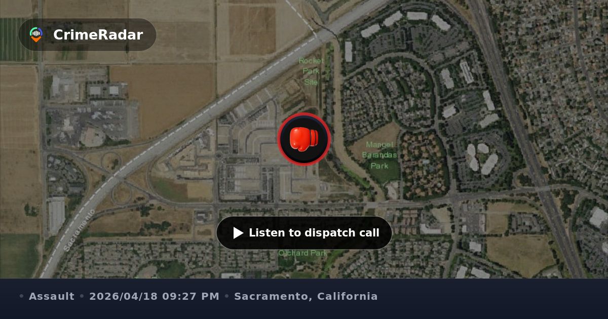 Assault reported on River Plaza Drive, Sacramento CA | CrimeRadar