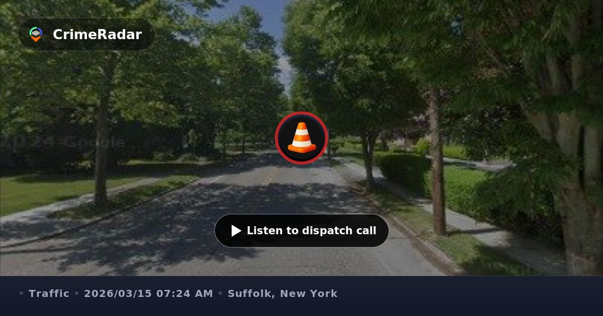 Traffic congestion near Blue Point Avenue and Seneca, Suffolk County NY ...