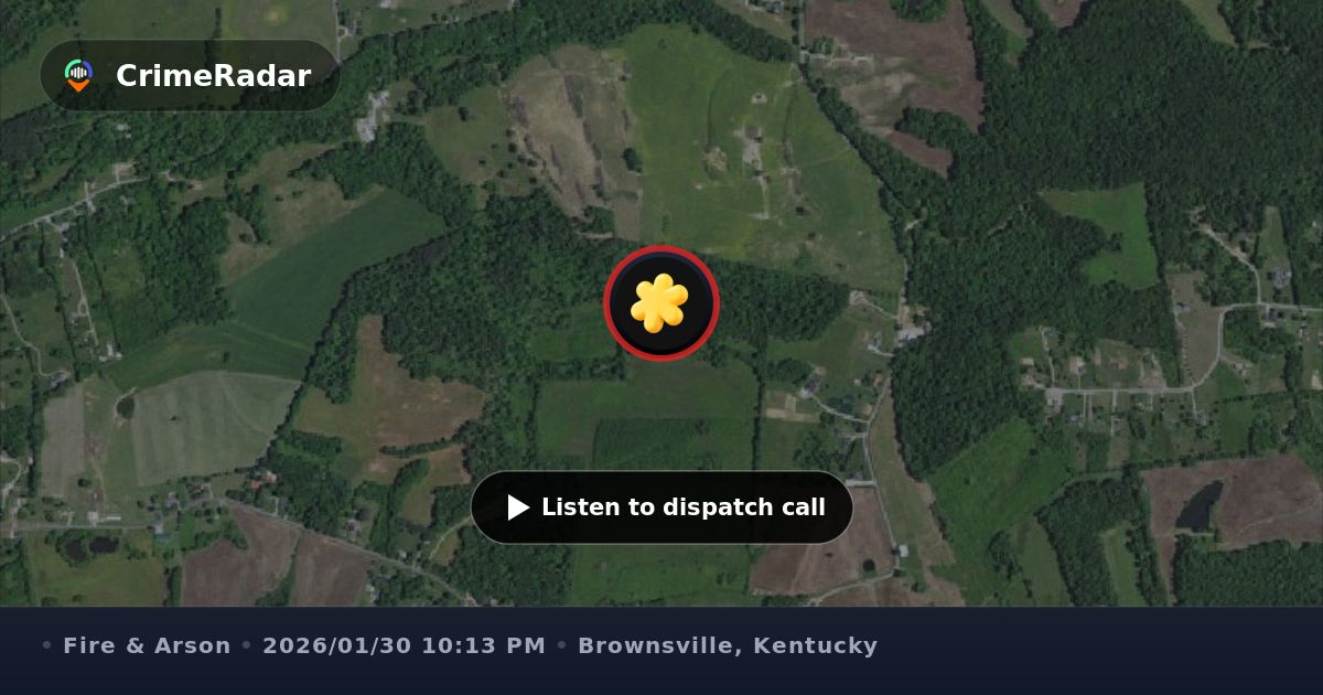 Fire crews respond to structure fire near Browning Road, Brownsville KY ...