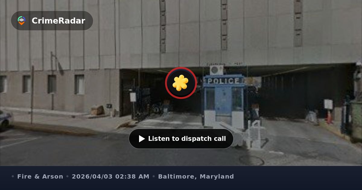 Transformer arcing causes brief power outage, Baltimore MD | CrimeRadar