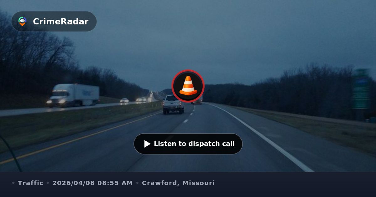 Drowsy tractor-trailer driver weaving on I-44, Crawford County MO ...