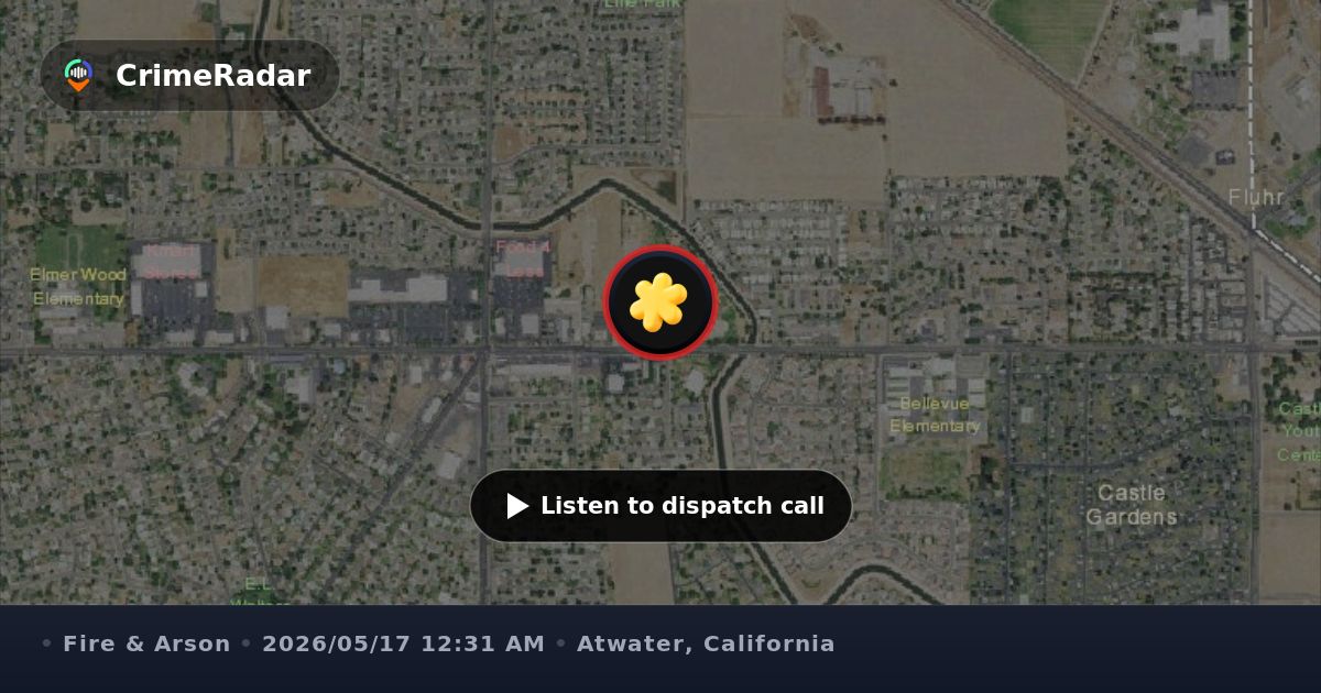Smell of gas at restaurant on Shaffer Road, Atwater CA | CrimeRadar