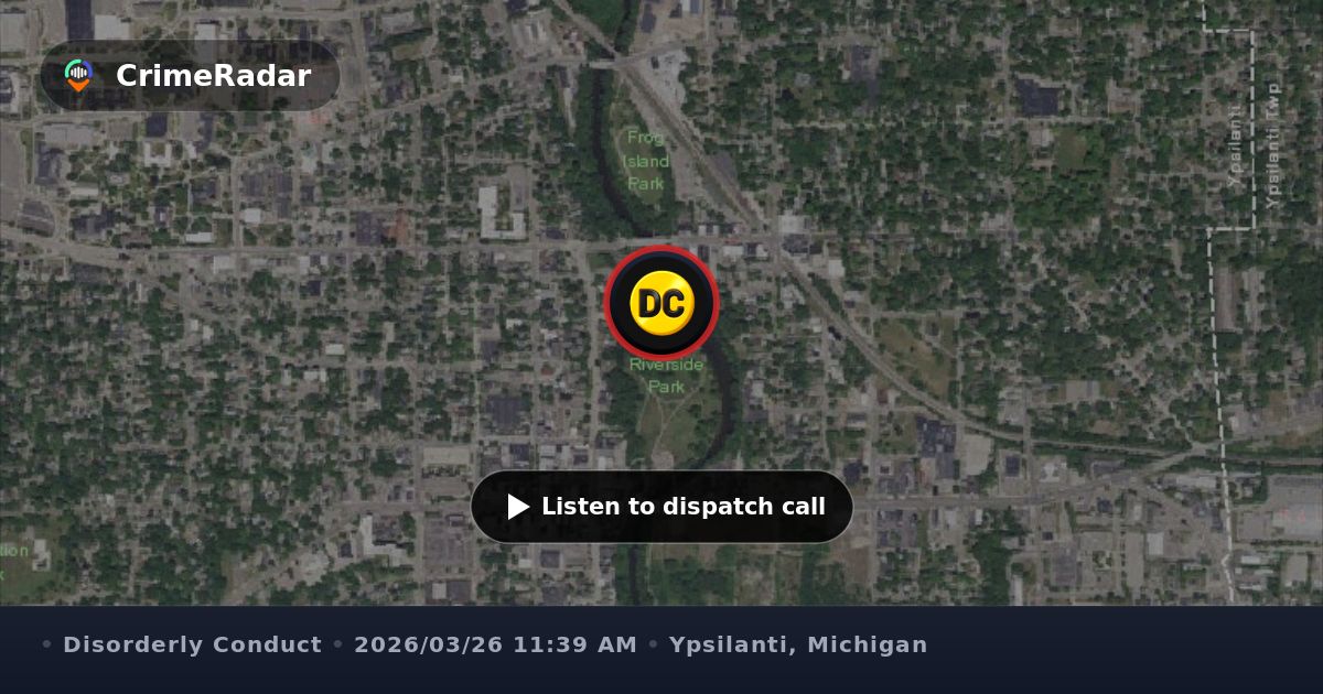 Verbal dispute reported on East Michigan Avenue, Ypsilanti MI | CrimeRadar