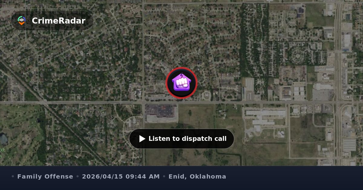 Dispute over child custody near West Willow Road, Enid OK | CrimeRadar