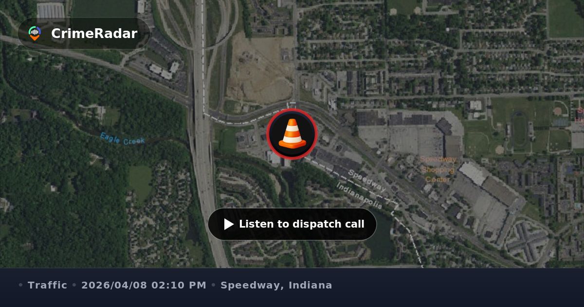 Abandoned vehicle creating hazard on Crawfordsville Road, Speedway IN ...