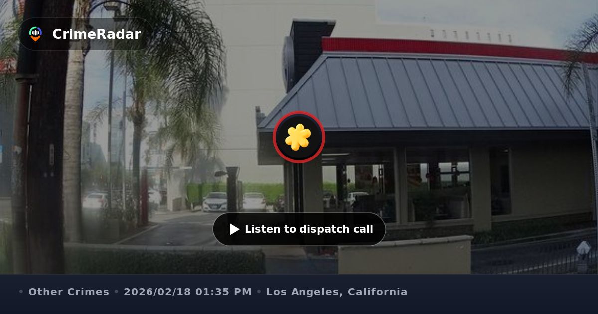 Suspect taken into custody at Sunset and Kenmore, Los Angeles CA ...