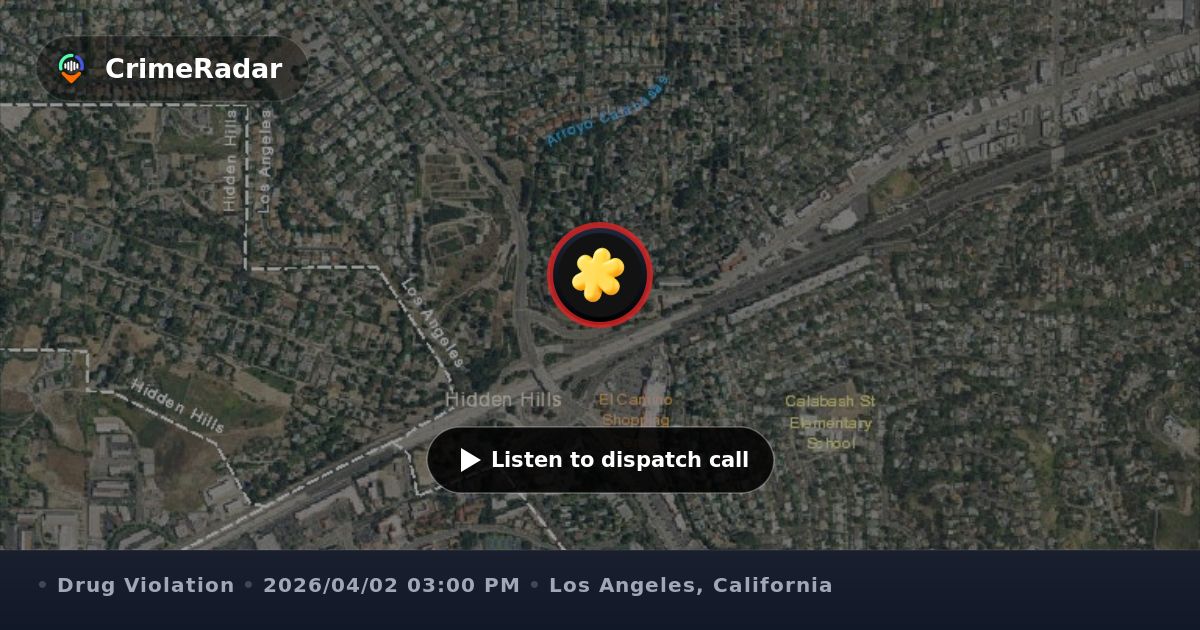 Drug-related incident on Tonino Avenue, Los Angeles CA | CrimeRadar