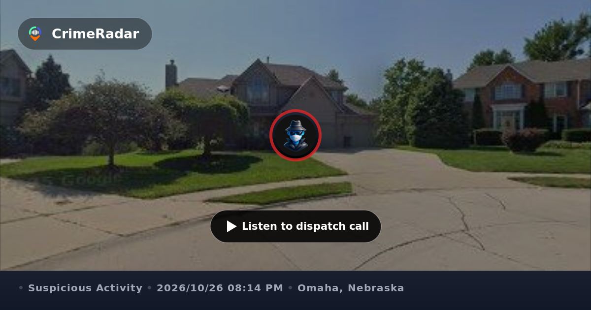 Officer checks emergency phone at 154th and Locust, Omaha NE | CrimeRadar