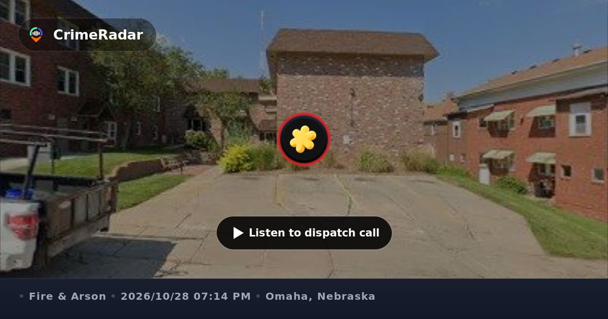 Carbon monoxide concern near Jackson Street, Omaha NE | CrimeRadar
