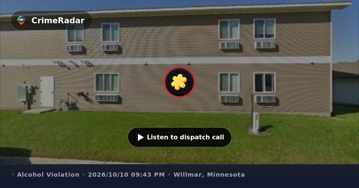 Intoxicated man lying on ground at apartment complex, Willmar MN ...