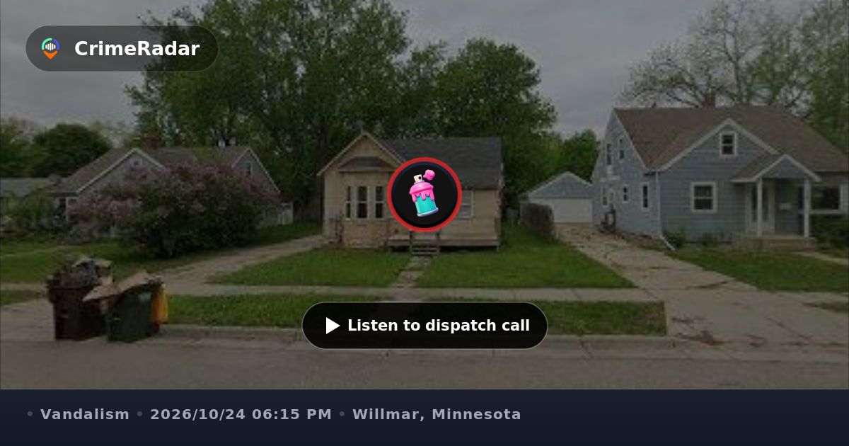 Door kicked in at 12th Street Southwest home, Willmar MN | CrimeRadar