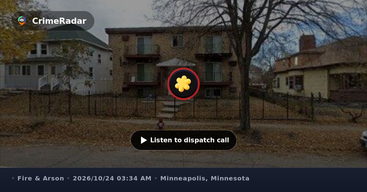 Small outside fire on Cedar Avenue, Minneapolis MN | CrimeRadar