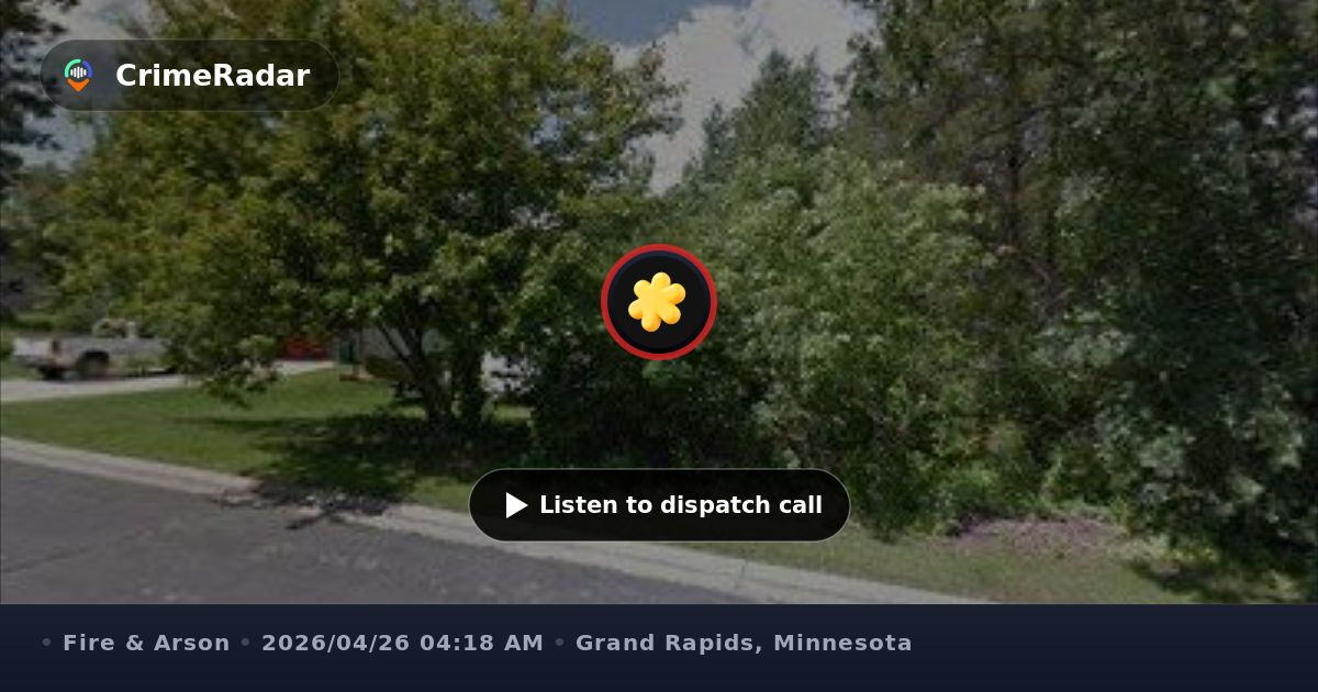 House fire with heavy roof smoke on Southeast Fifth, Grand Rapids MN ...