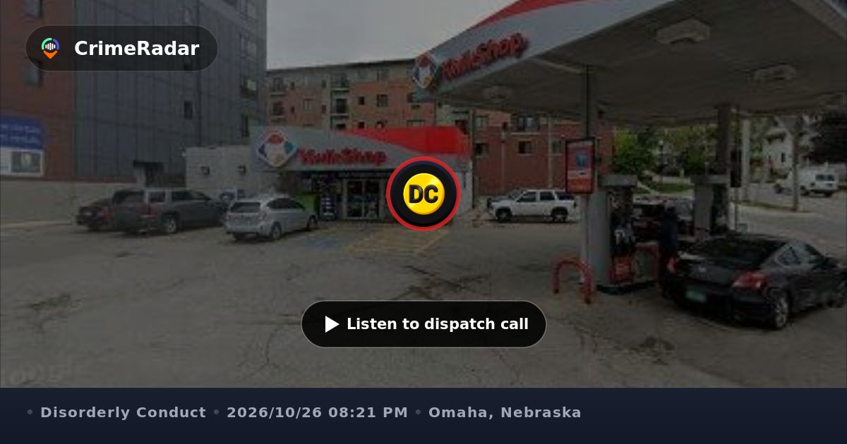 Disturbance reported at Quick Shop on Leavenworth, Omaha NE | CrimeRadar