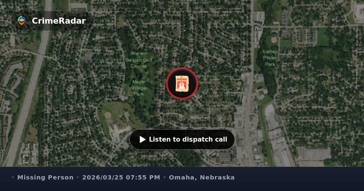 Missing autistic child near North 95th Street, Omaha NE | CrimeRadar