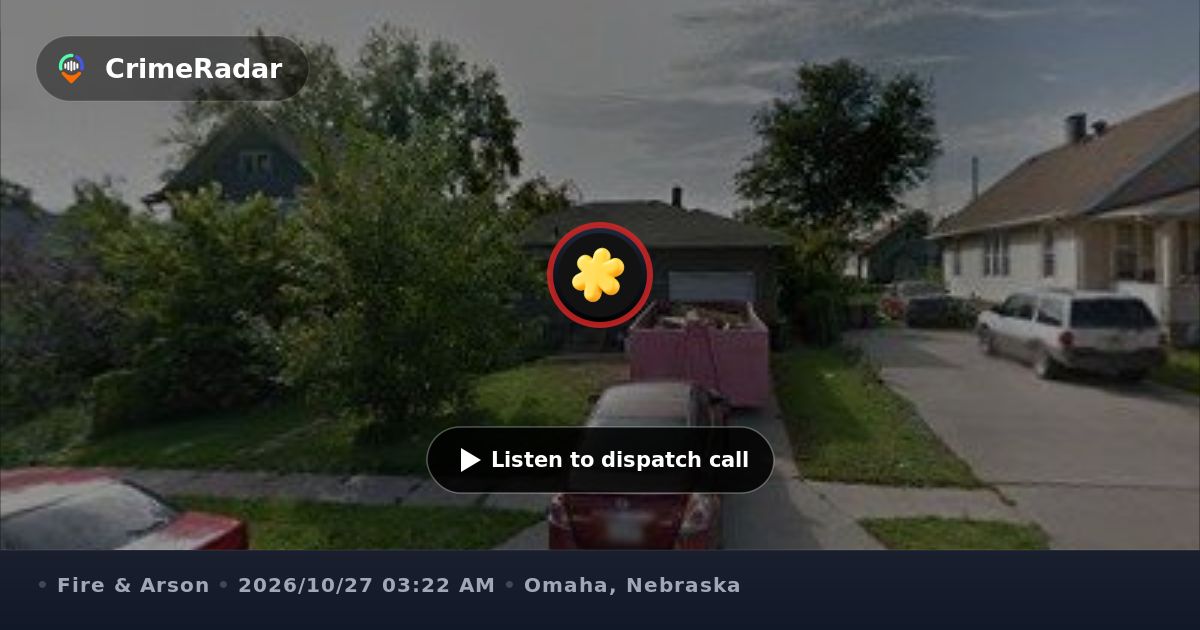 Intoxicated neighbor burning trash in front yard, Omaha NE | CrimeRadar