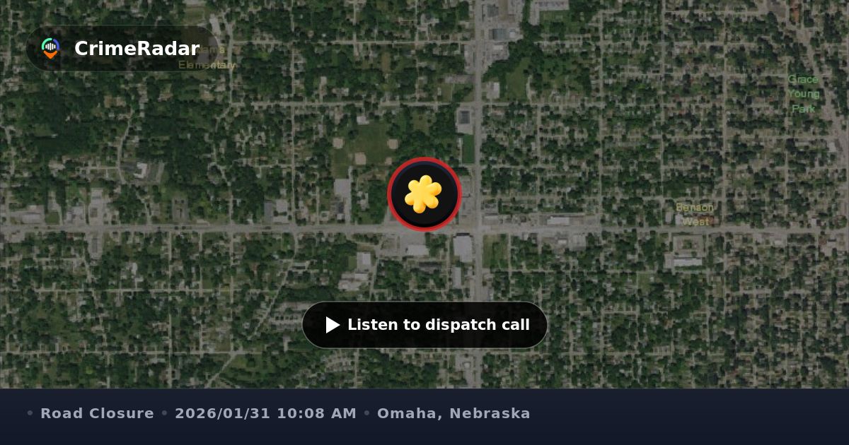 Road flooded after possible water main break, Omaha NE | CrimeRadar