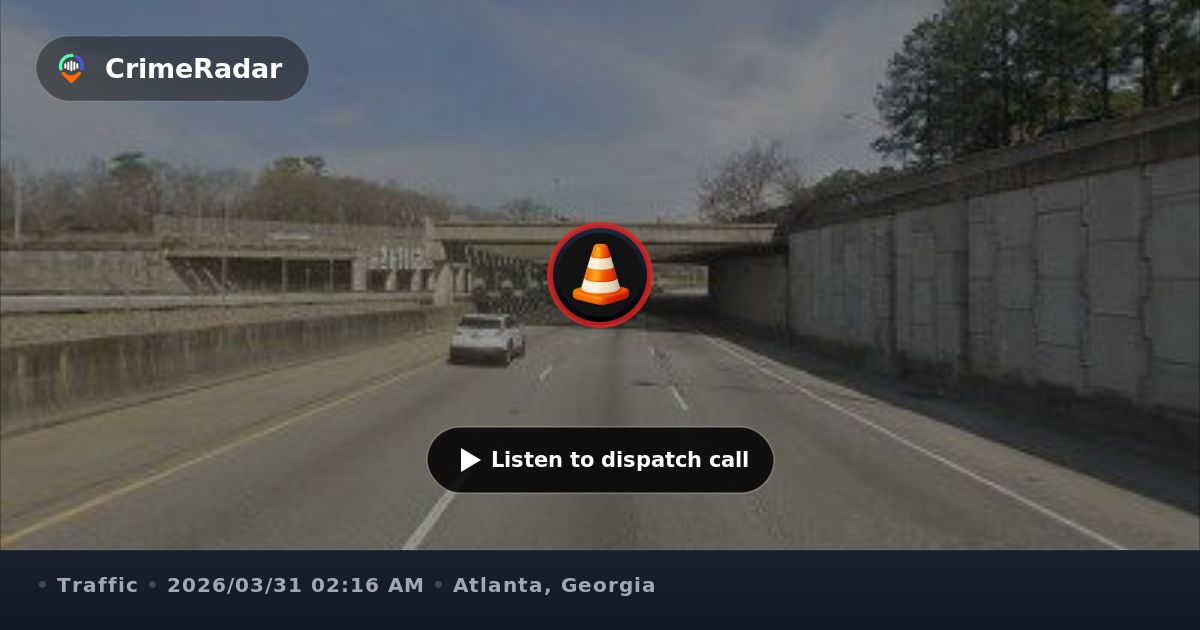 Units respond to incident on I-85 northbound, Atlanta GA | CrimeRadar
