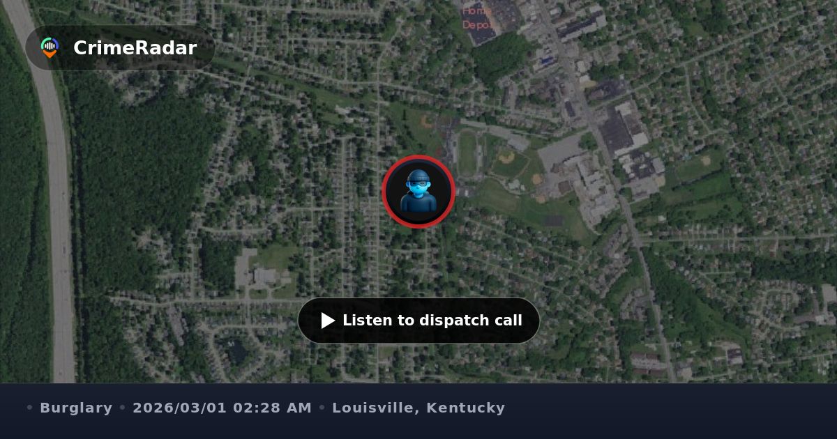 Man tried to break into home on Moody Road, Louisville KY | CrimeRadar