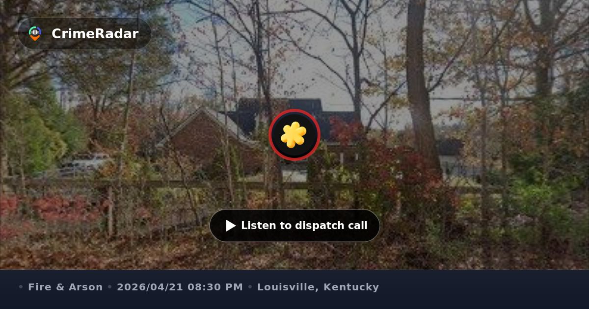Structure fire reignites on Adrian Court, Louisville KY | CrimeRadar