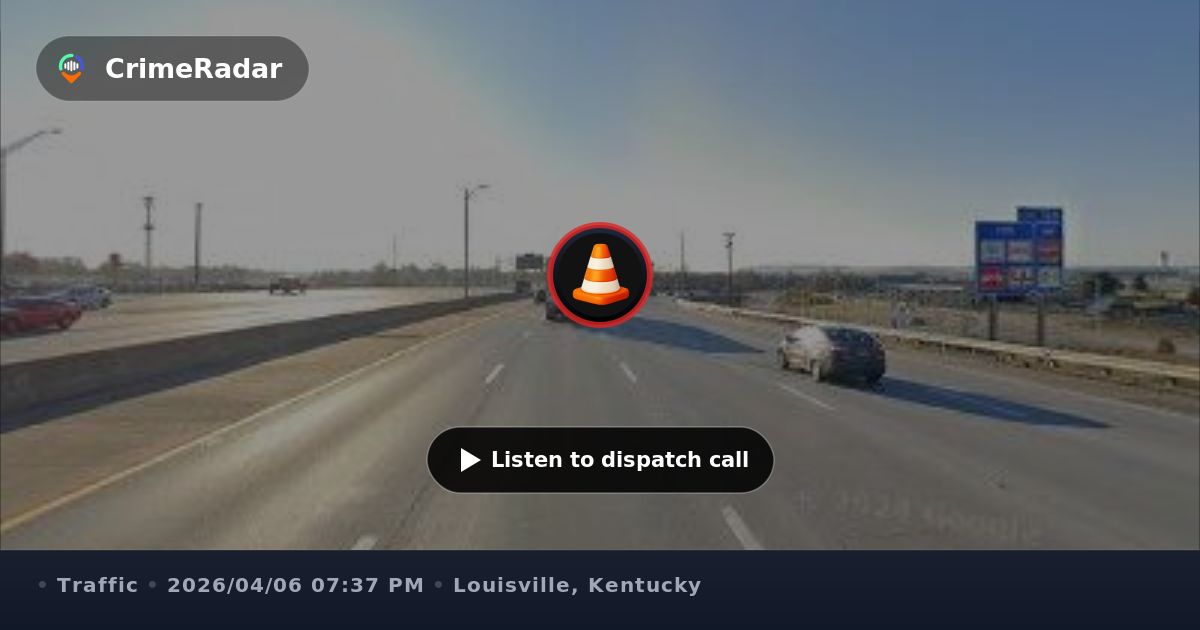 Swerving pickup reported on I-65 near Broadway, Louisville KY | CrimeRadar
