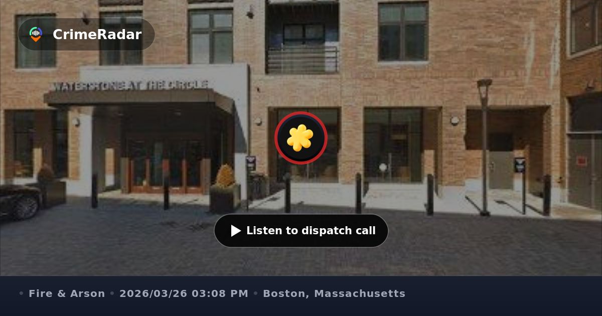 Fire incident with medical response requested, Boston MA | CrimeRadar