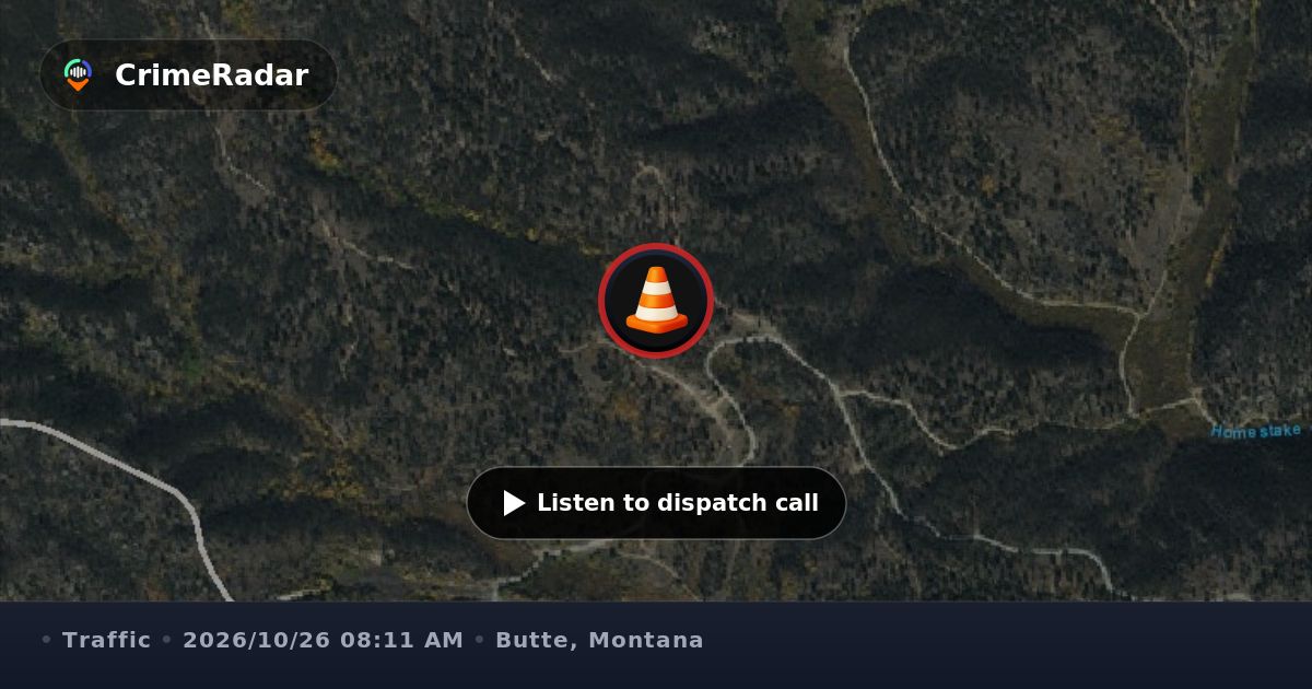 Slippery road conditions on Homestake, Butte MT | CrimeRadar