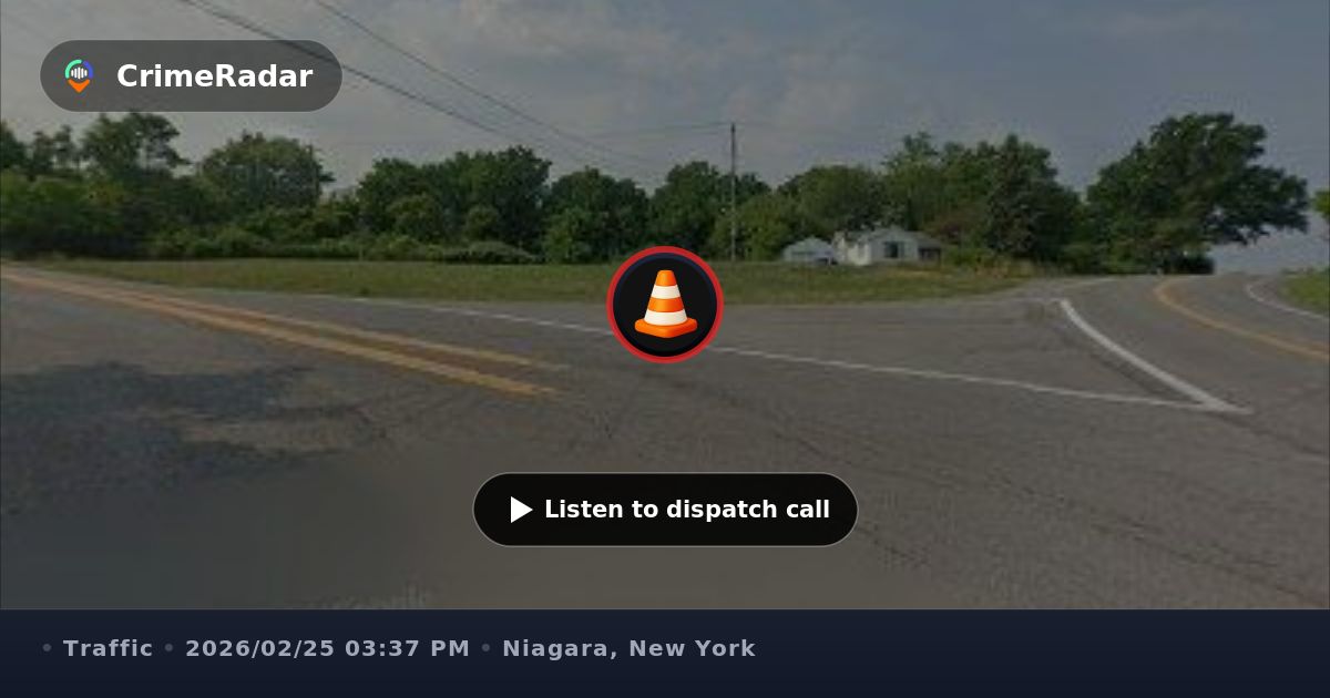 Car crashes into pole on Upper Mountain Road, Niagara County NY ...