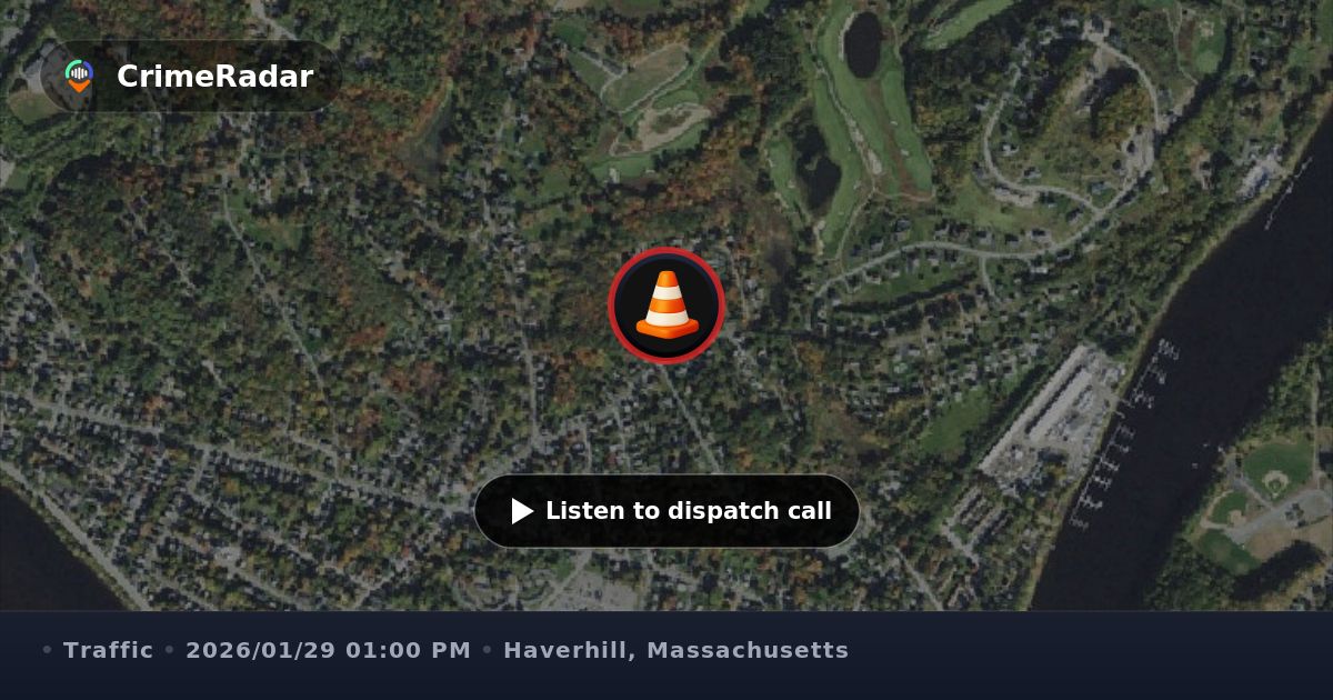 Two-car crash reported near East Broadway, Haverhill MA | CrimeRadar