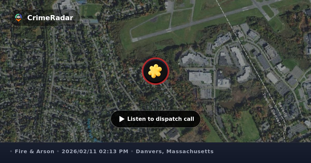 Fire crews respond to house fire on Cornell Road, Danvers MA | CrimeRadar