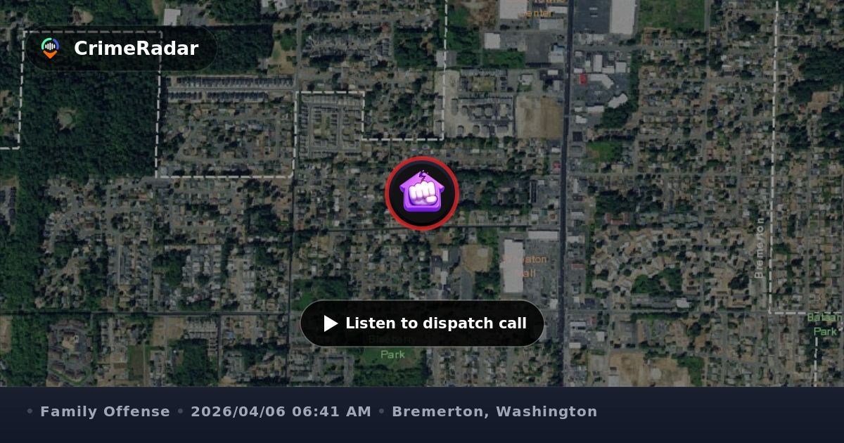 Brothers in physical fight outside Pine Road apartments, Bremerton WA ...