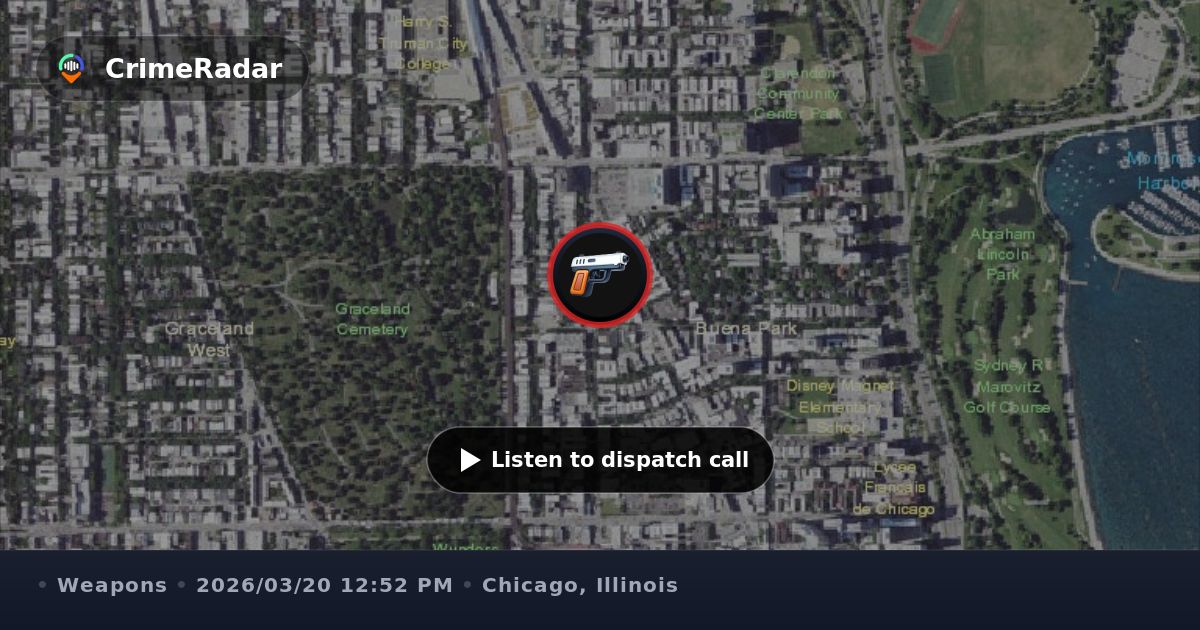Report of man with a gun on CTA Red Line train, Chicago IL | CrimeRadar