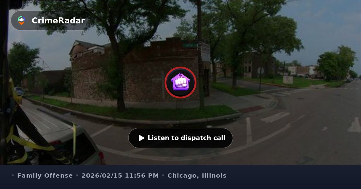 Vehicle stop after earlier domestic incident, Chicago IL | CrimeRadar