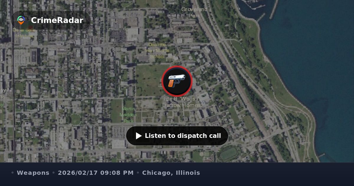 Person shot on East 37th Place in Chicago, Chicago IL CrimeRadar