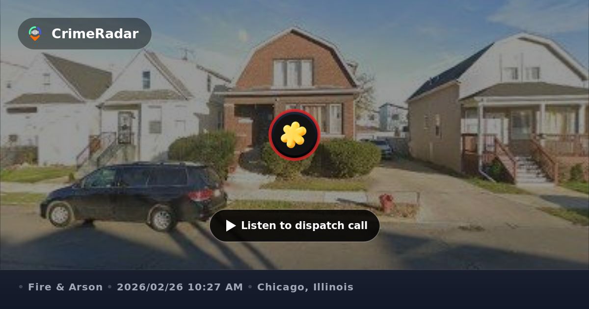 Police requested for report at North Laramie fire, Chicago IL | CrimeRadar
