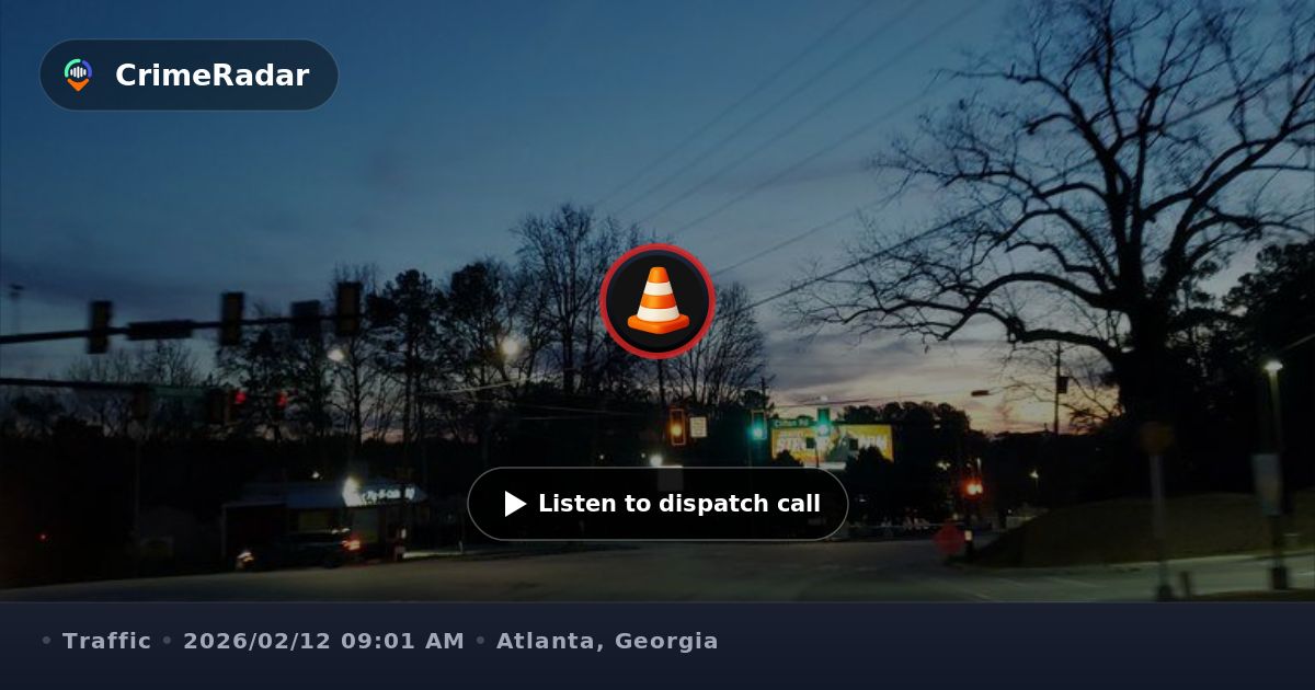 Two-car crash on Briarcliff Road near QuikTrip, Atlanta GA | CrimeRadar