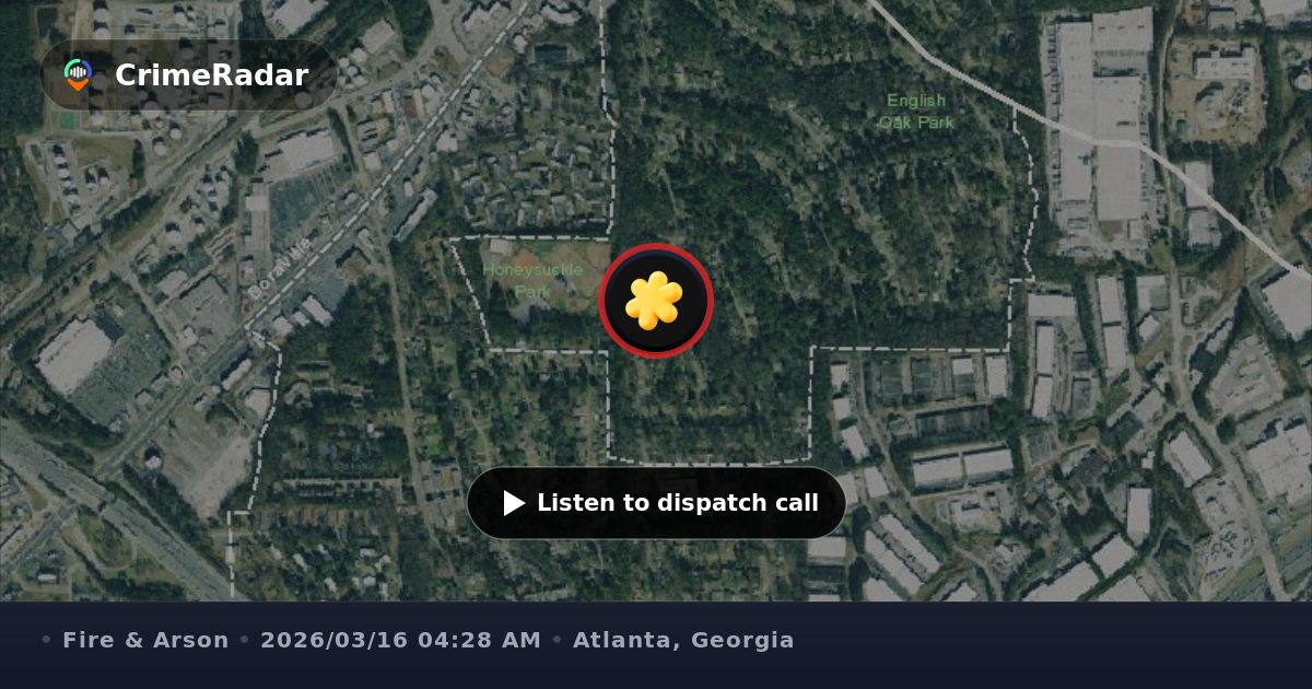 Structure fire at Global Shredding in Atlanta, Atlanta GA | CrimeRadar