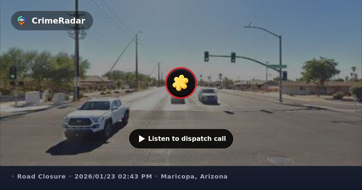 Flooding causes road closure near Signal Butte Rd, Maricopa County AZ ...