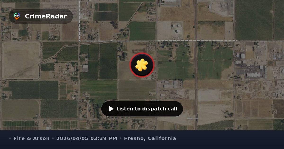 Vehicle fire spreads to commercial building, Fresno CA | CrimeRadar