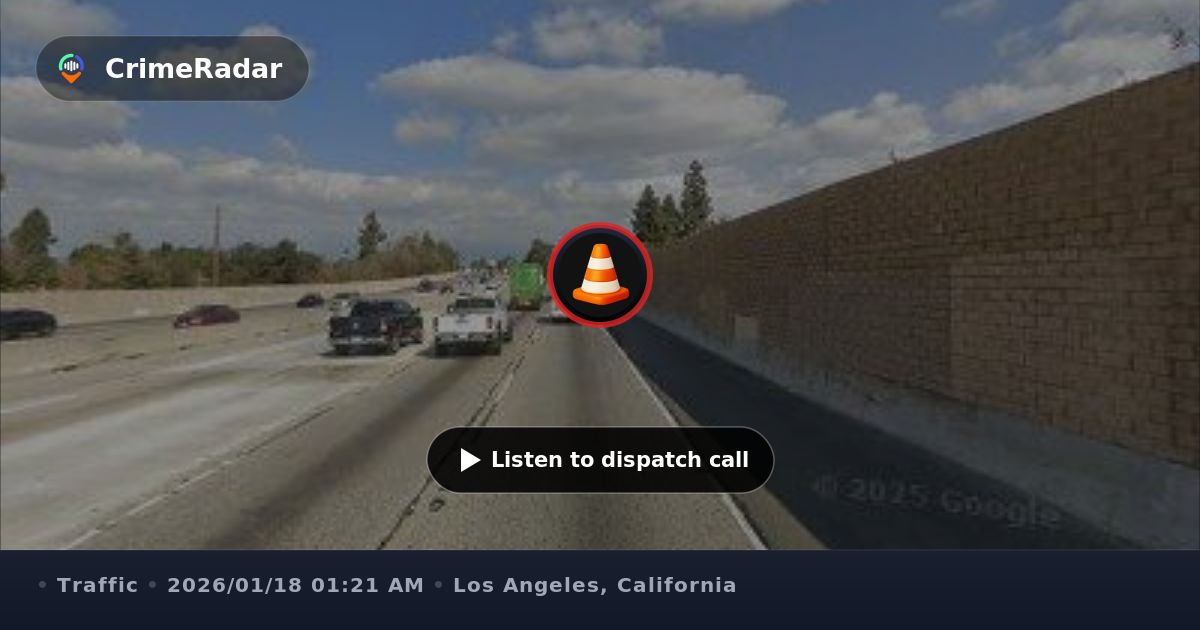 Fire crews respond to freeway collision near Arrow Highway, Los Angeles ...