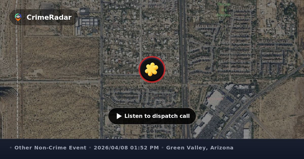 Homeowners group marks vehicle for towing, Green Valley AZ | CrimeRadar