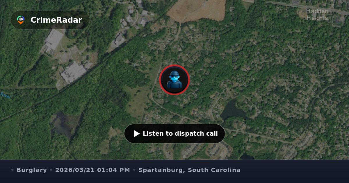 Residential alarm near Cub Branch Drive, Spartanburg, Spartanburg SC ...