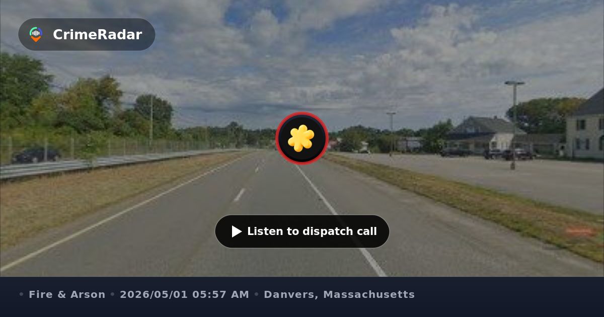 Fire reported near apartment building on Route 1, Danvers MA | CrimeRadar