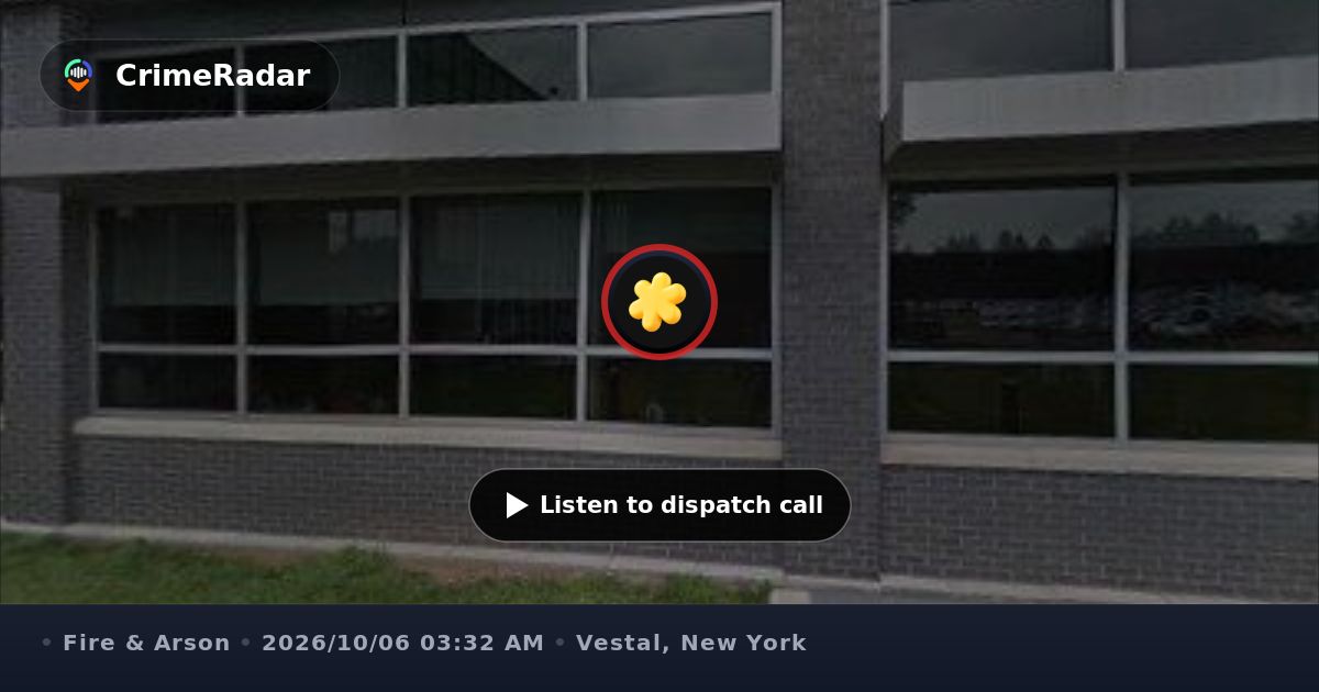 Fire alarm at university engineering building, Vestal NY | CrimeRadar