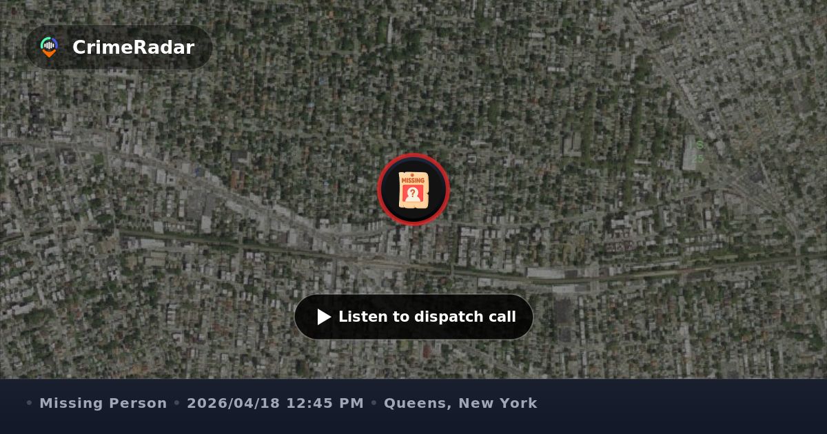 Search for missing 51-year-old man in Flushing, Queens NY | CrimeRadar