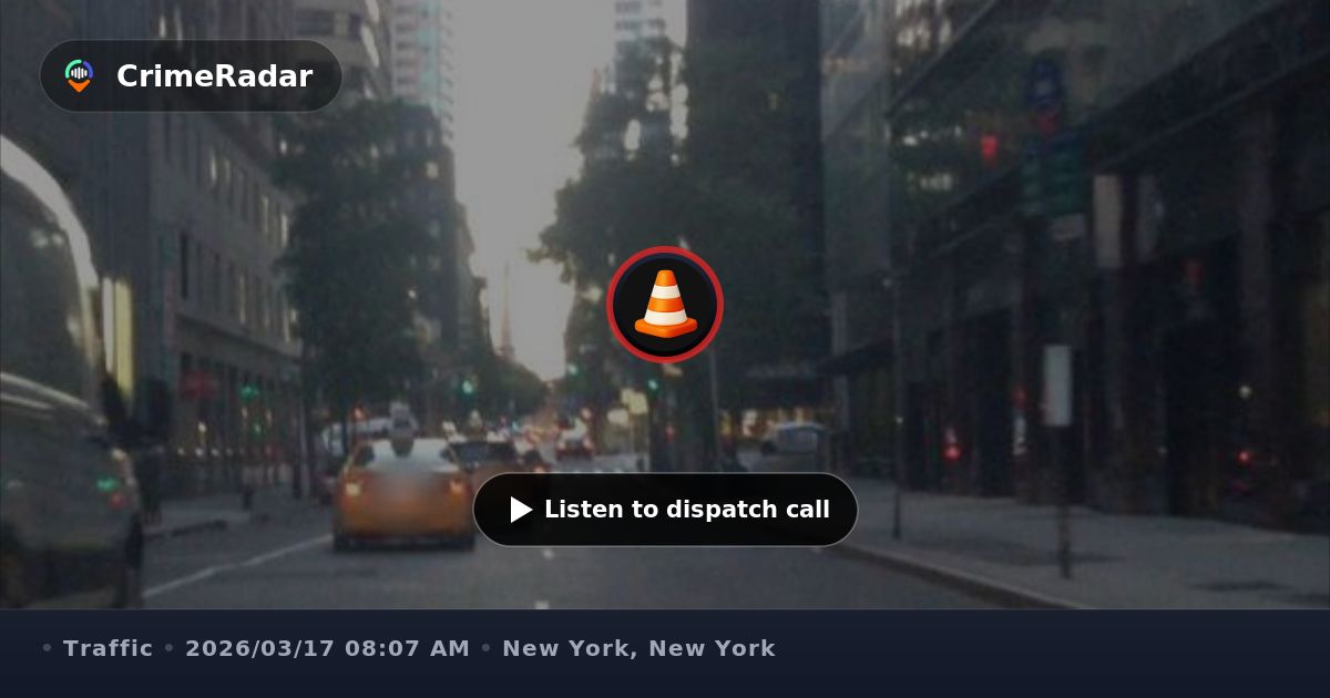 Box truck and van moved after parking issue on Madison, New York NY ...