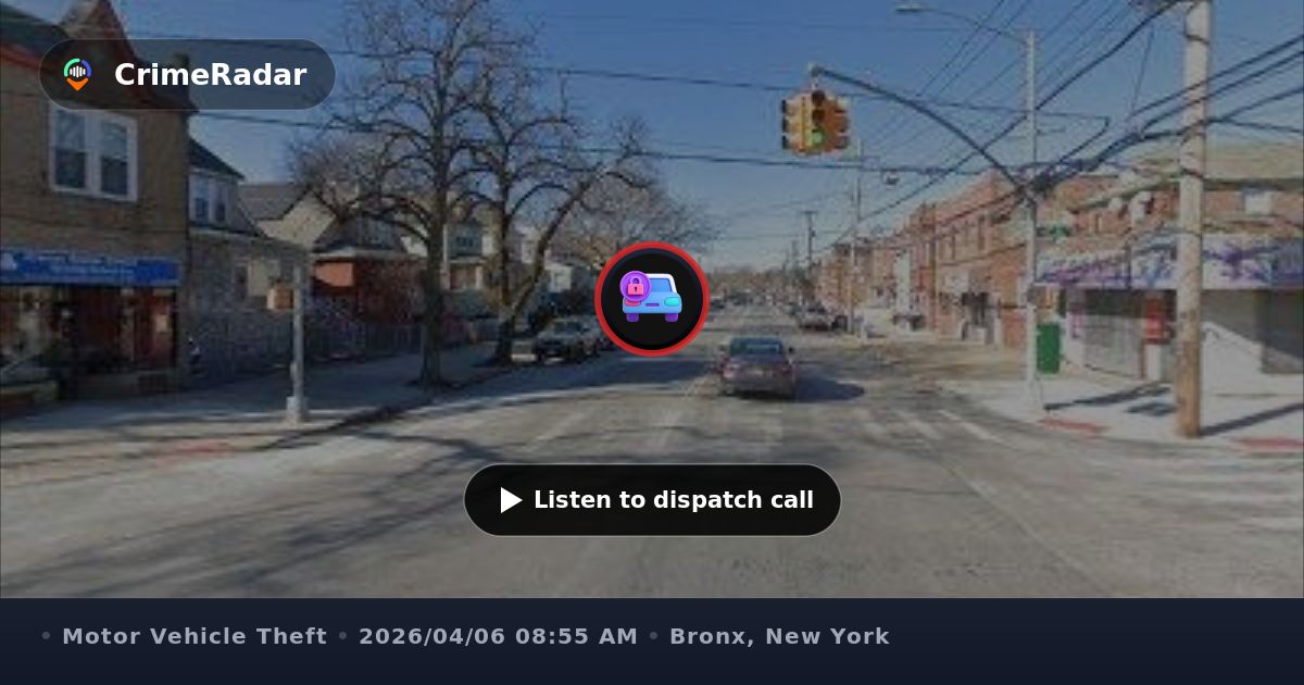 Stolen Toyota CRV tracked from Belt Parkway to Bronx, Bronx NY | CrimeRadar